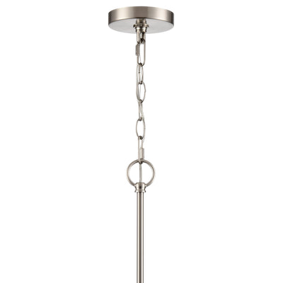 22.25'' Beverlly Brushed Nickel 3 Light Chandelier