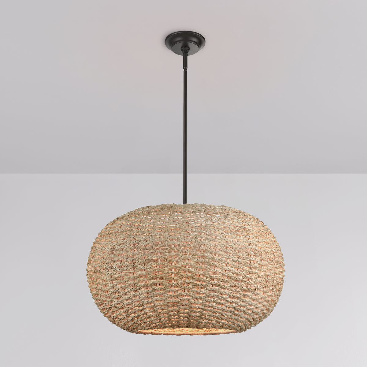 13.25'' Bemo Oiled Bronze 3 Light Pendant