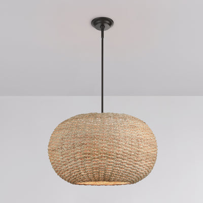 13.25'' Bemo Oiled Bronze 3 Light Pendant