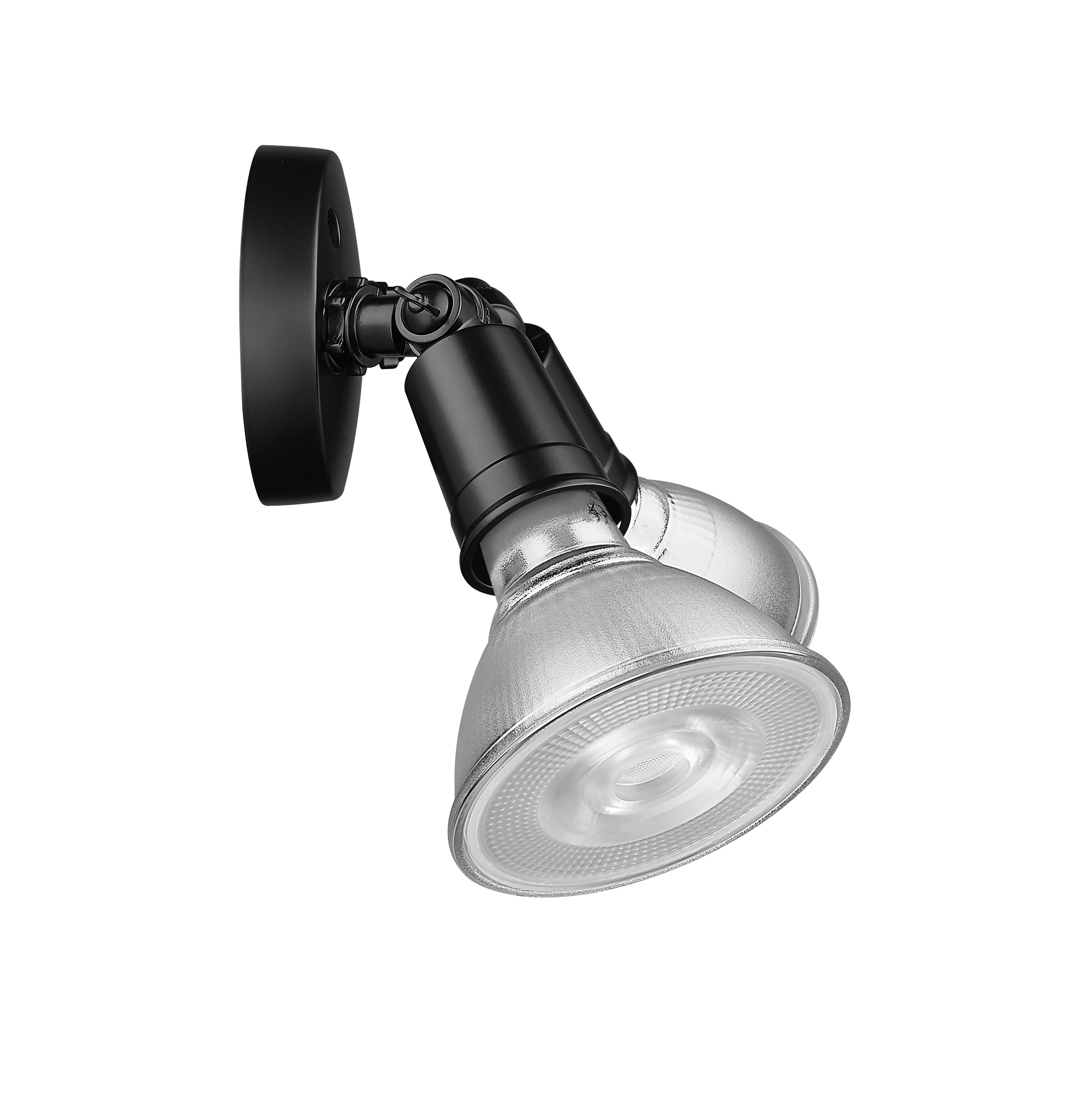 9.25''  Powder Coated Black 2 Light Flood Light