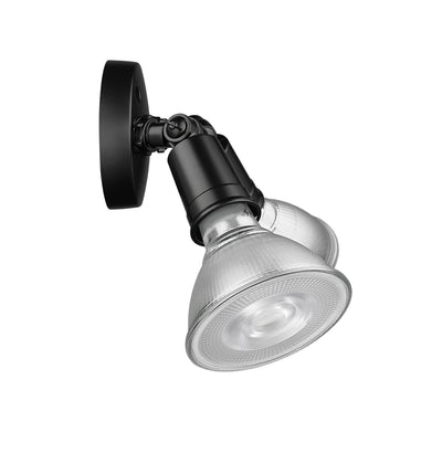 9.25''  Powder Coated Black 2 Light Flood Light