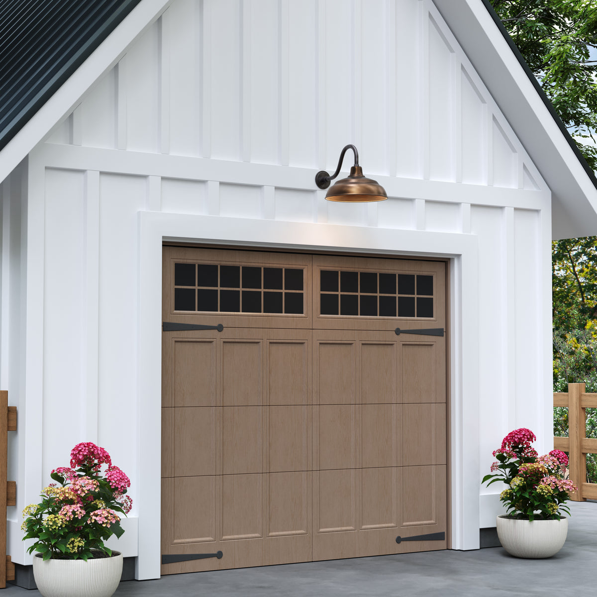 17'' Natural Copper Metal R Series Warehouse Shade