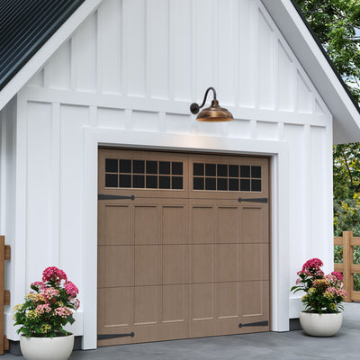 17'' Natural Copper Metal R Series Warehouse Shade
