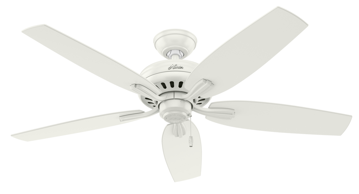 52 inch Newsome Fresh White LED Ceiling Fan with Pull Chain