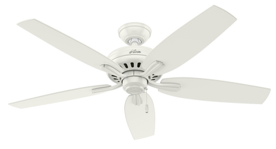 52 inch Newsome Fresh White LED Ceiling Fan with Pull Chain
