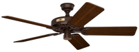 52 inch Original Chestnut Brown Damp Rated Ceiling Fan and Pull Chain