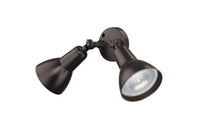 5.25''  Powder Coated Bronze 2 Light Flood Light
