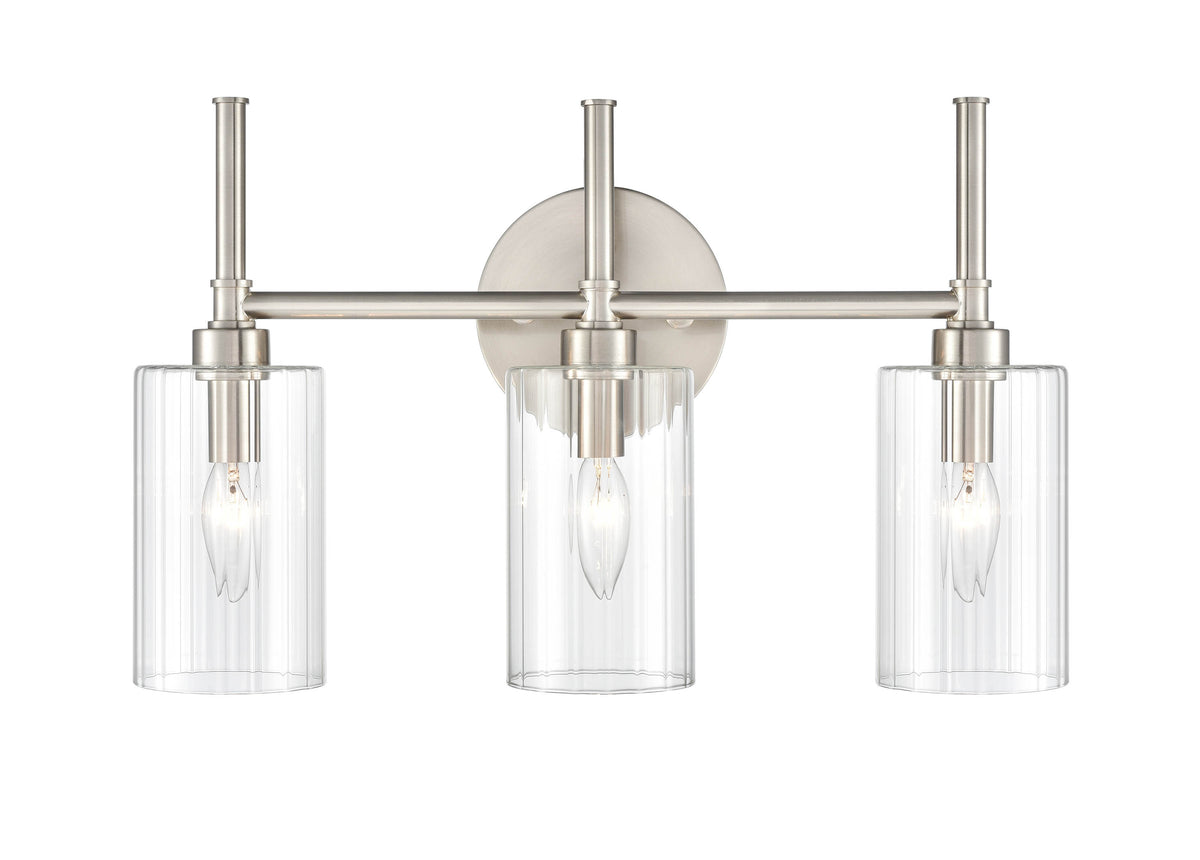19'' Chastine Brushed Nickel 3 Light Bath Vanity