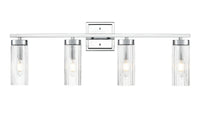 29.75'' Iversen Polished Chrome 4 Light Bath Vanity