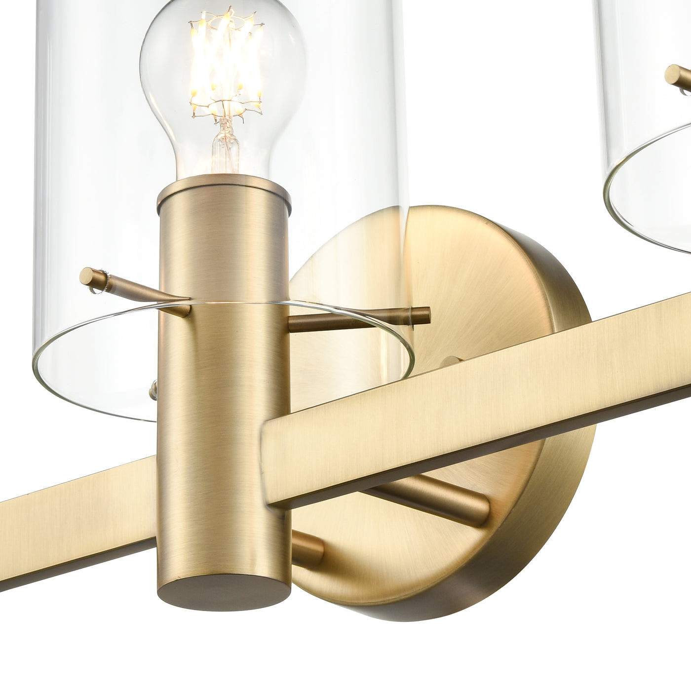 24'' Apolla Vintage Brass 3 Light Bath Vanity