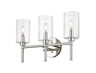 19'' Chastine Polished Nickel 3 Light Bath Vanity
