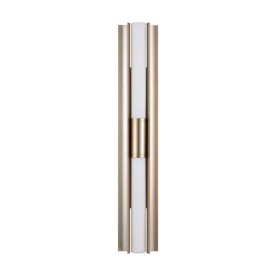 Colton 30-inch 2-light Champagne Gold 5CCT LED Vanity Light with Etched Opal Glass Shades