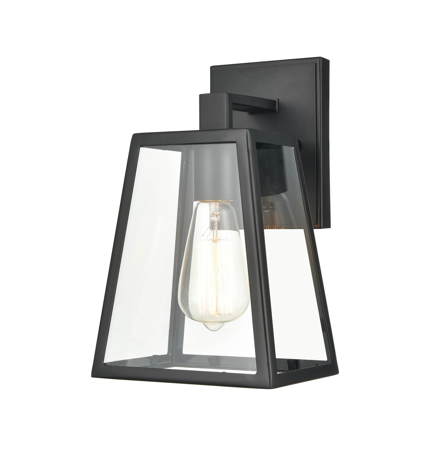 7'' Grant Powder Coated Black 1 Light Wall Sconce