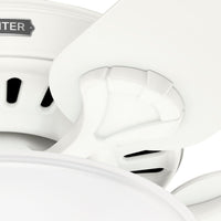 52 inch Pro's Best ENERGY STAR® Fresh White Ceiling Fan with LED Light Kit and Pull Chain