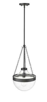 23.5'' Clarra Matte Black 1 Light Pendant