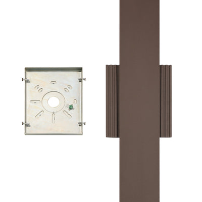 Jacks 48-inch Architectural Bronze 5CCT LED Exterior Wall Sconce