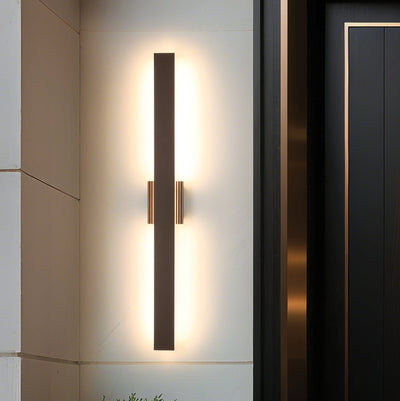 Jacks 48-inch Architectural Bronze 5CCT LED Exterior Wall Sconce