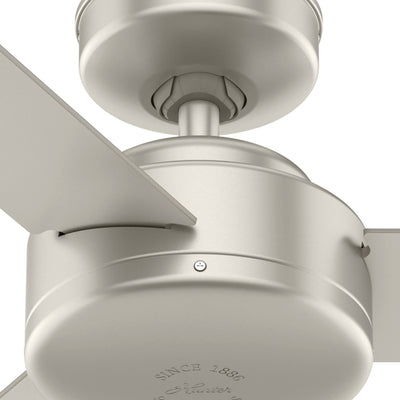 44 inch Presto Matte Nickel Ceiling Fan and Wall Control