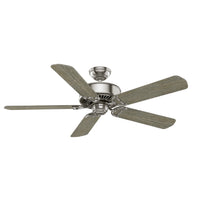 Casablanca 54 inch Panama ENERGY STAR® Brushed Nickel Ceiling Fan with Handheld Remote