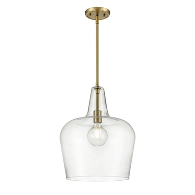 17.75'' Puckette Vintage Brass 1 Light Pendant