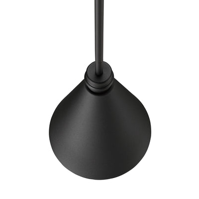 17.5'' Axston Textured Black 1 Light Hanging Lantern