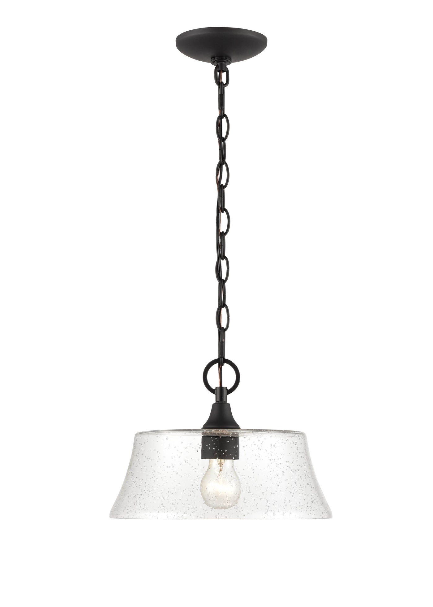 8.5'' Caily Matte Black 1 Light Pendant