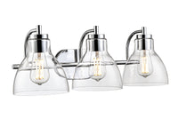25.25'' Knightsdale Chrome 3 Light Bath Vanity