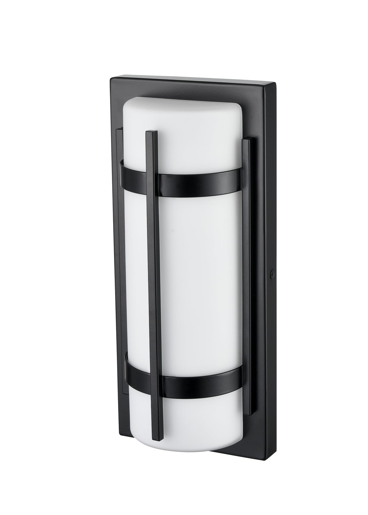 13.4-inch Powder Coated Black Outdoor Wall Sconce