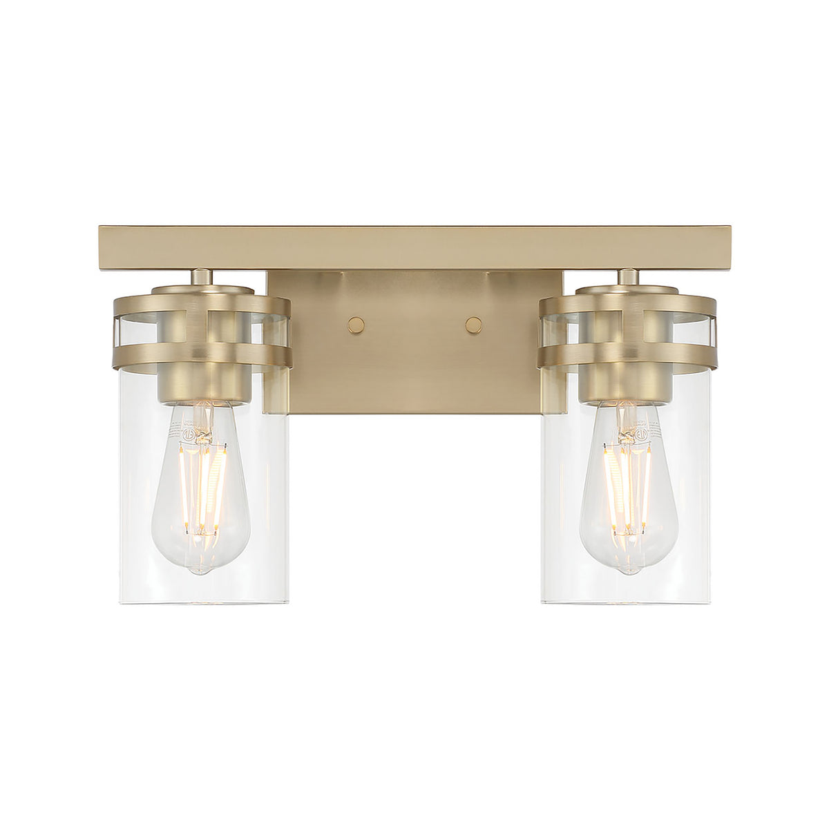 14.5'' Lunden Modern Gold 2 Light Bath Vanity