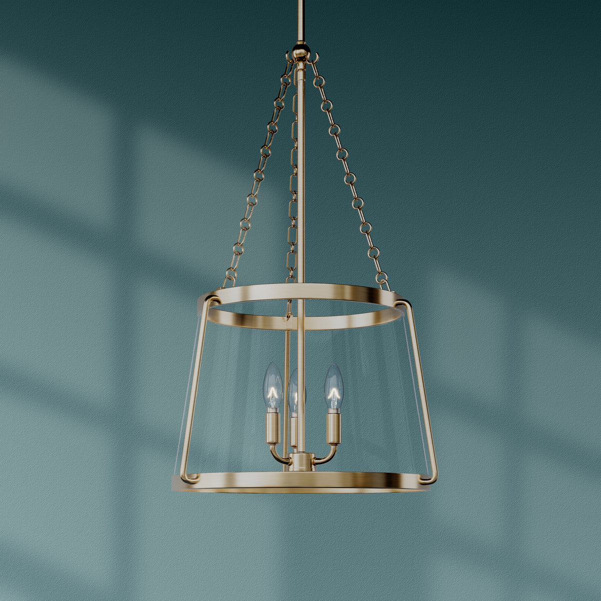 30'' Adabella Vintage Brass 5 Light Pendant