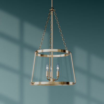 30'' Adabella Vintage Brass 5 Light Pendant
