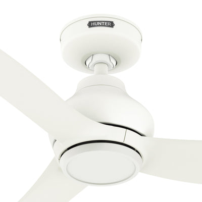 52 inch Mazzini ENERGY STAR® Matte White Damp Rated Ceiling Fan and Handheld Remote