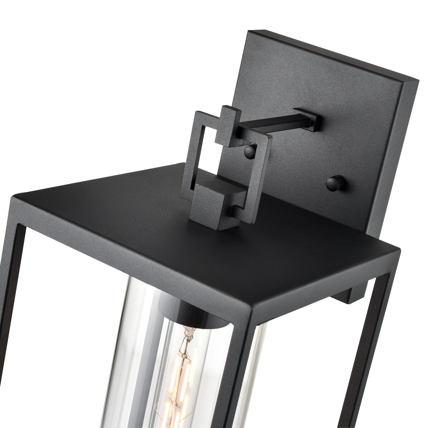 7.5'' Ellway Textured Black 1 Light Wall Sconce