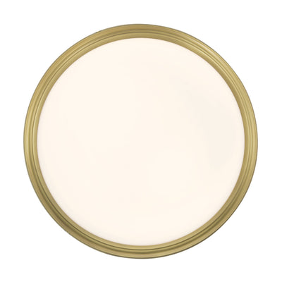 5'' Velune Vintage Brass 2 Light Flush Mount