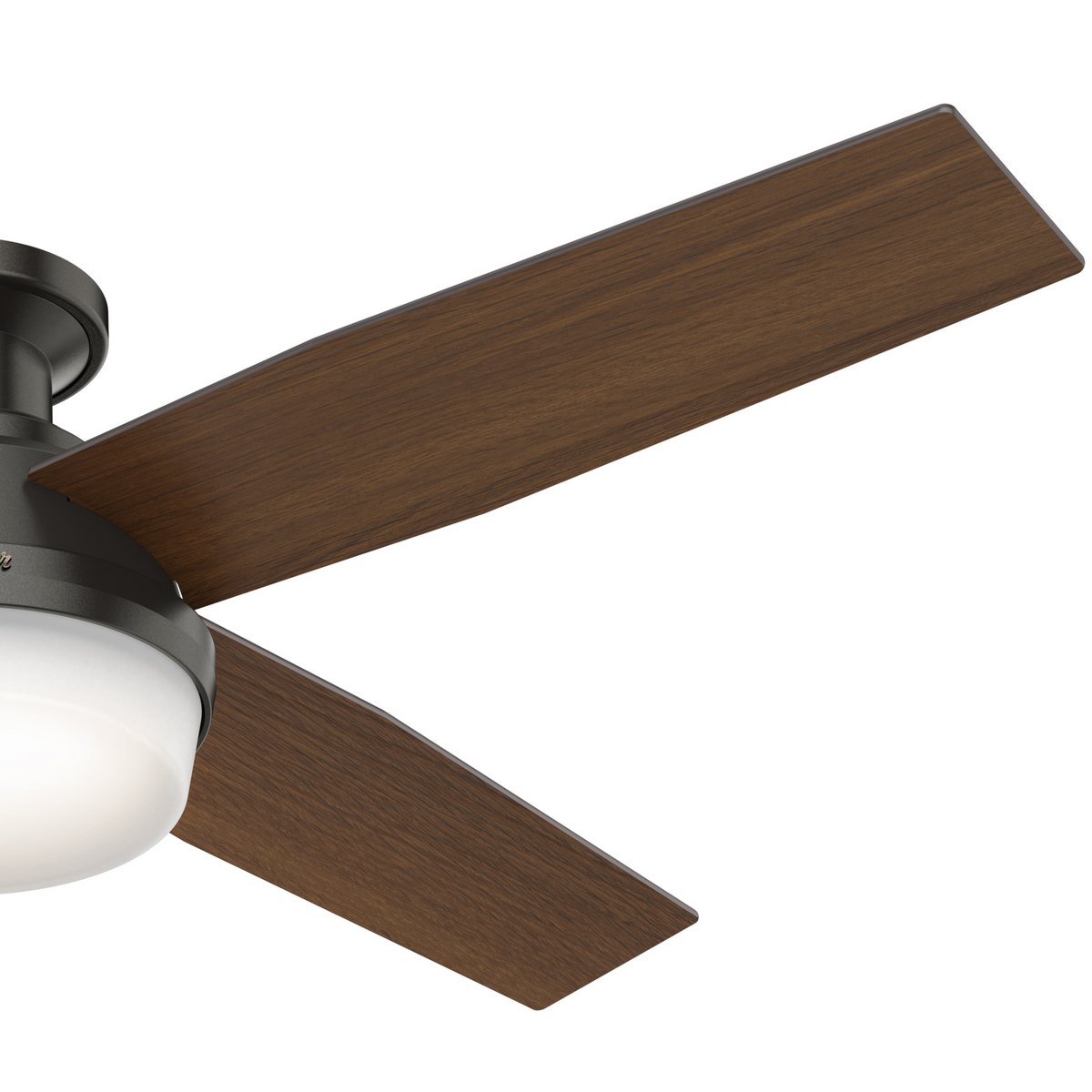 52 inch Dempsey Noble Bronze Low Profile Ceiling Fan with LED Light Kit and Handheld Remote