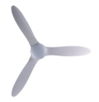 56 Inch 1 Light LED DC WiFi Indoor Outdoor Smart Fan in White with Remote