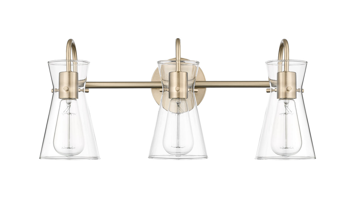 22'' Camellia Modern Gold 3 Light Bath Vanity