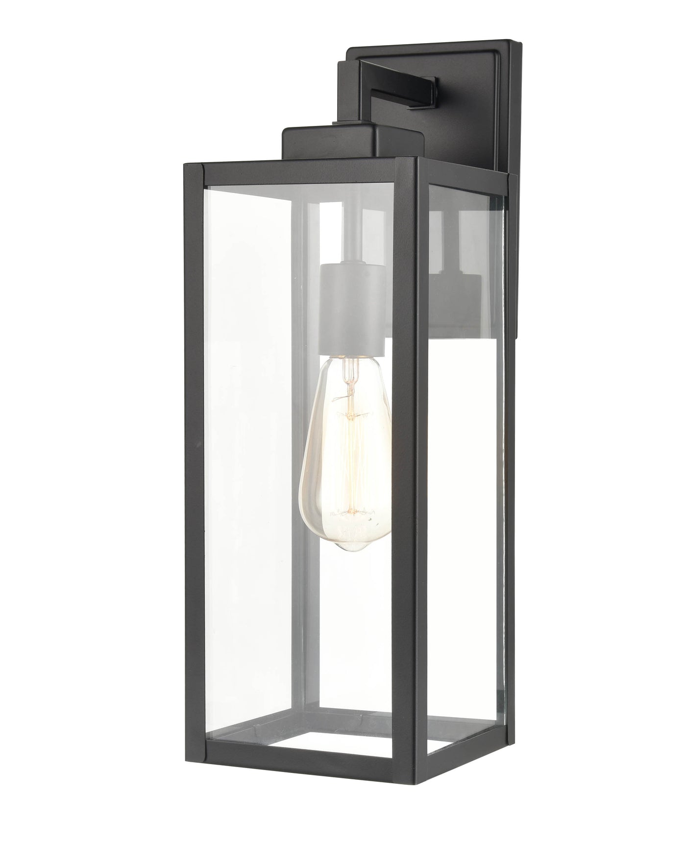 6''  Powder Coated Black 1 Light Wall Sconce