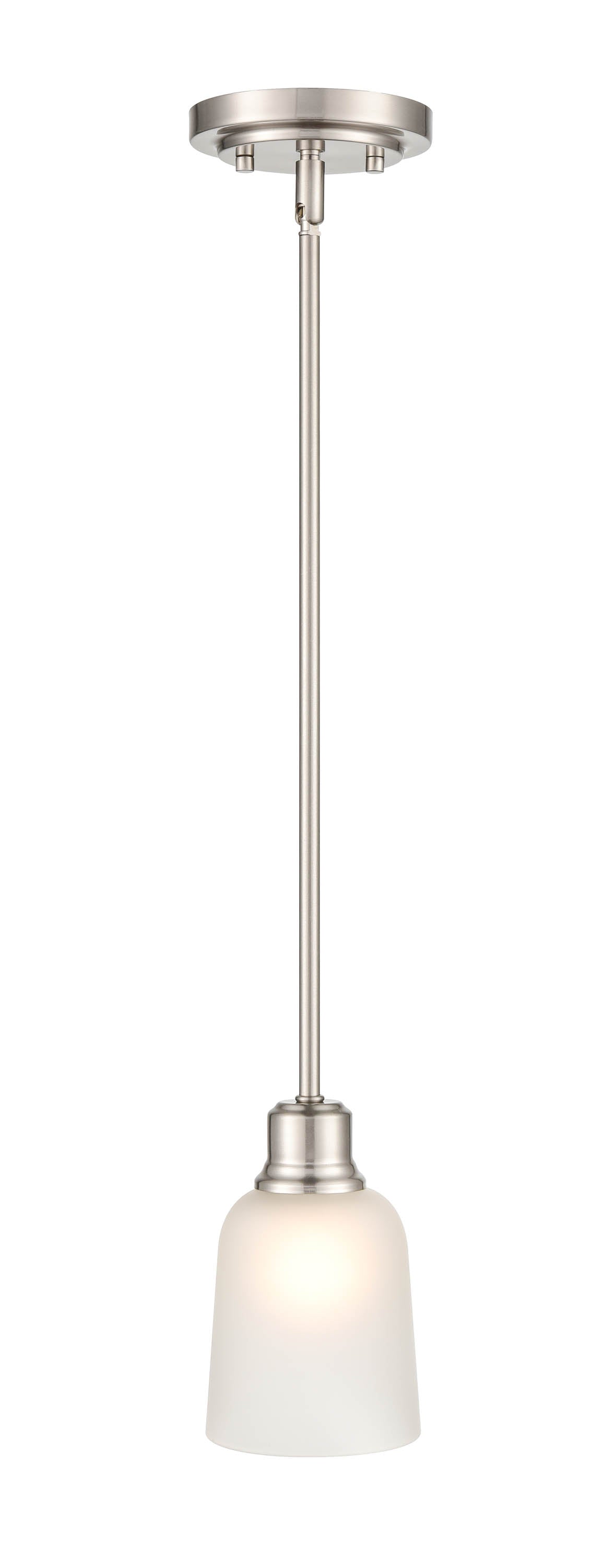 7.25'' Amberle Brushed Nickel 1 Light Mini Pendant