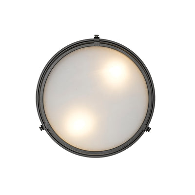 5.38'' Arlson Matte Black 2 Light Flush Mount