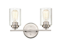 14.25'' Moven Satin Nickel 2 Light Bath Vanity