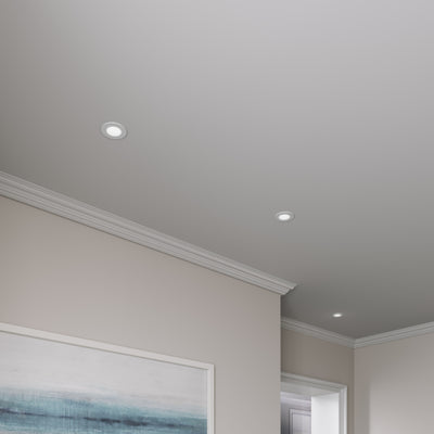 4-inch White Wall Light with 5-CCT Selectable White and 11W Output