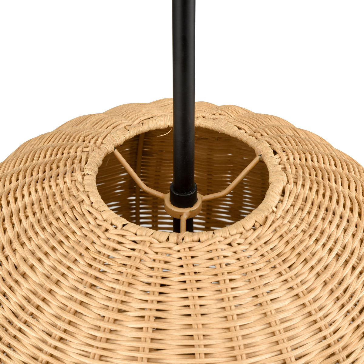 13.75'' Elise Matte Black 1 Light Pendant