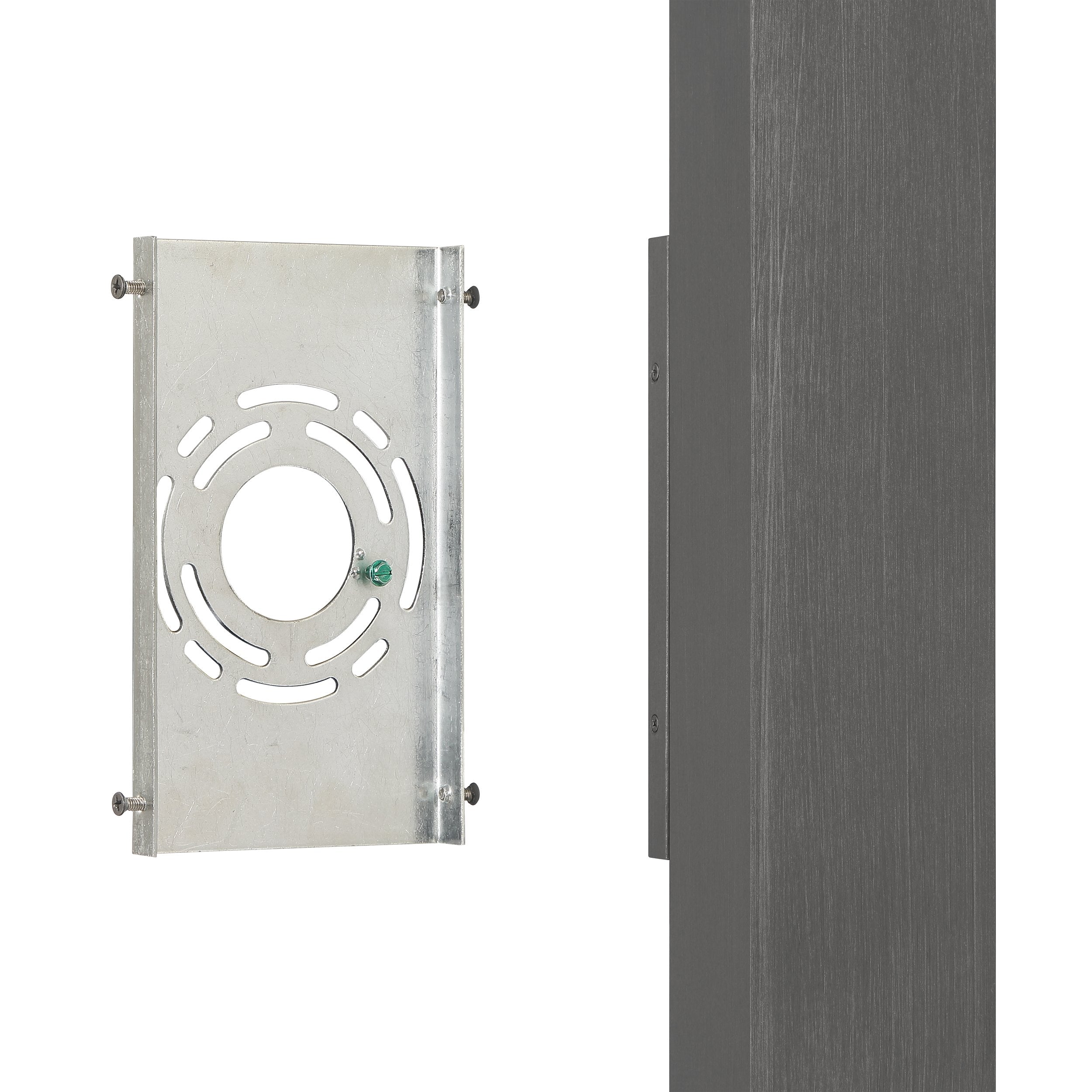 Jasper 20-inch 2-light Graphite LED Exterior Wall Sconce