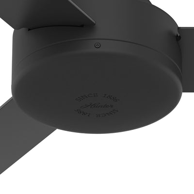 44 inch Presto Matte Black Ceiling Fan and Wall Control
