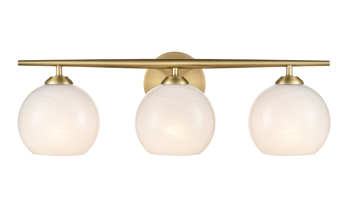 24'' Kimorra Vintage Brass 3 Light Bath Vanity