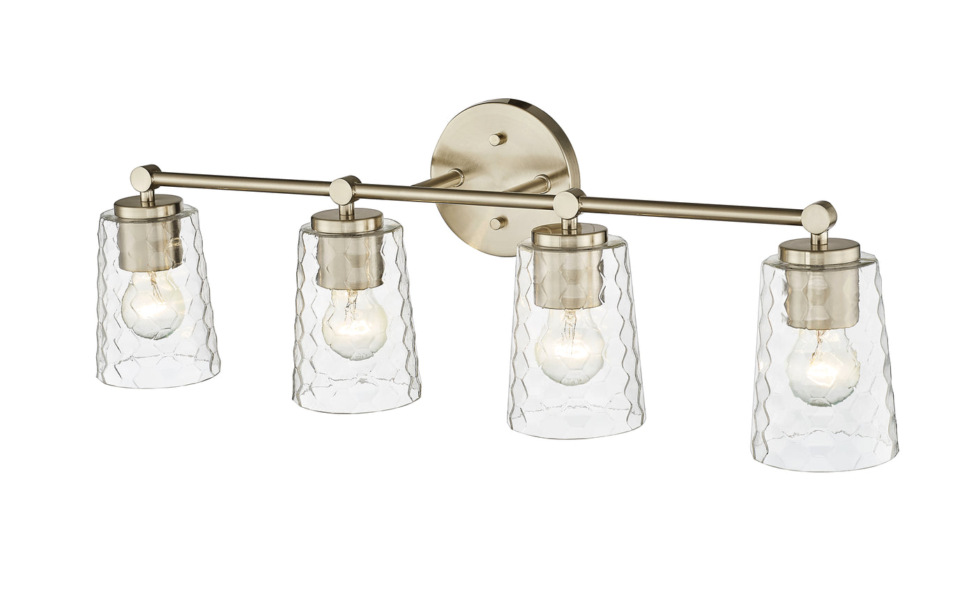 28'' Ashli Modern Gold 4 Light Bath Vanity