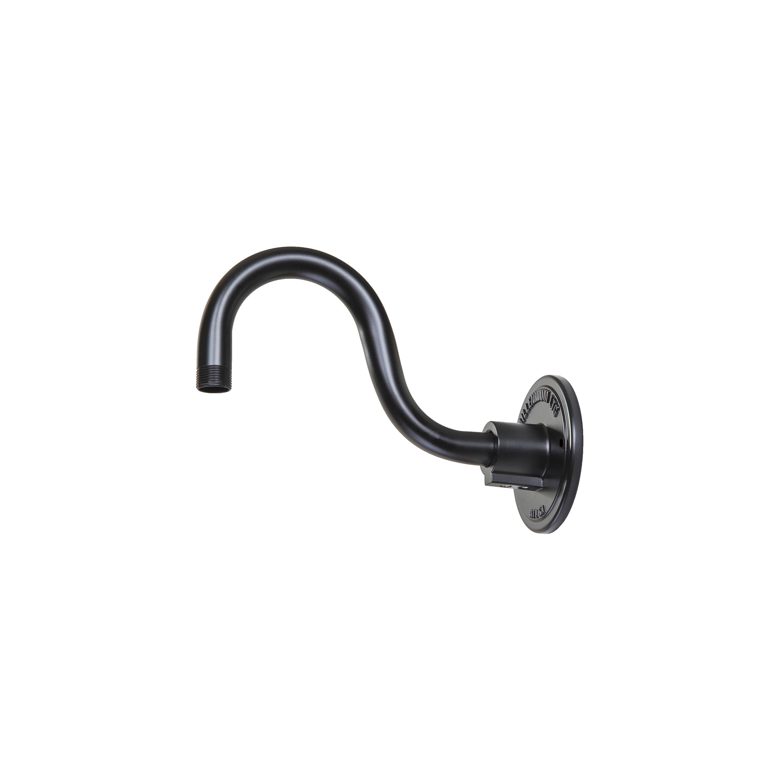 8-inch R Series Satin Black Gooseneck Arm
