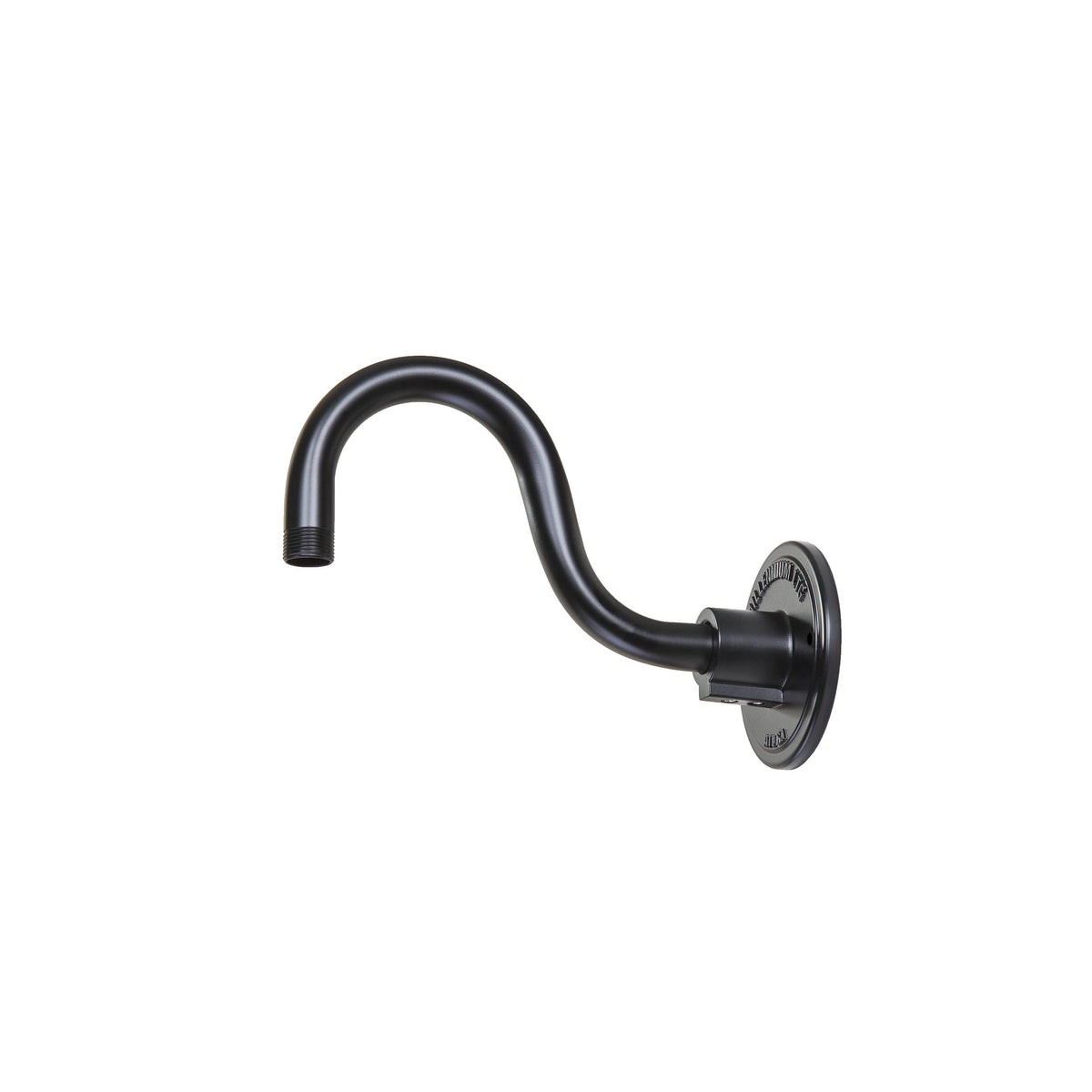 8-inch R Series Satin Black Gooseneck Arm