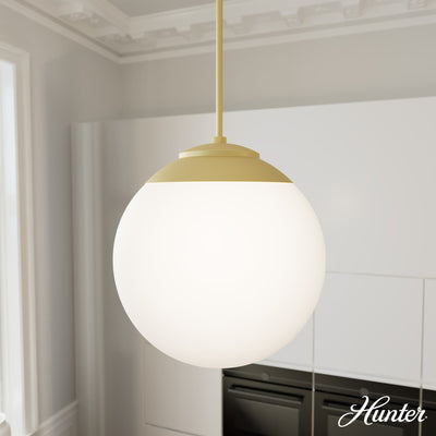 Cypress Grove 13-inch 1-light Natural Black Iron Industrial Pendant with Clear Holophane Glass